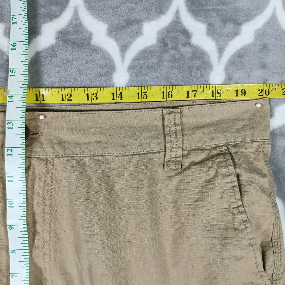 Southpole Cargo Shorts Mens 38 Tan Ripstop Baggy Y2K Utility Streetwear Khaki - Picture 5 of 9